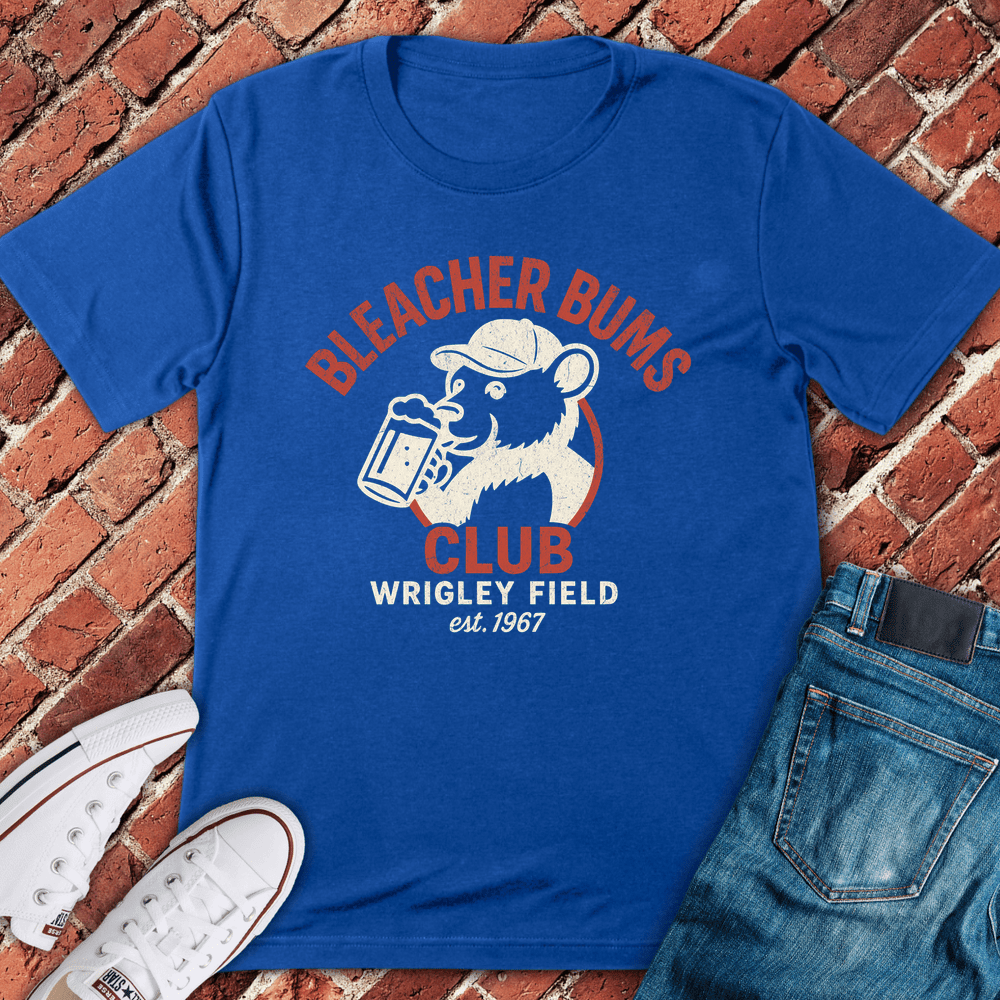 Bleacher Bums Club T-Shirt - Chicago Graphic Tee - Gift for Chicago Lovers - Unisex