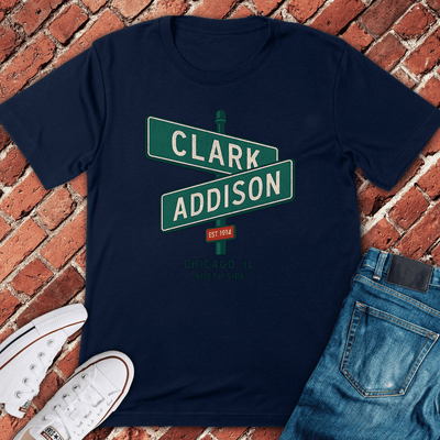 Clark And Addison T-Shirt - Chicago Graphic Tee - Gift for Chicago Lovers - Unisex