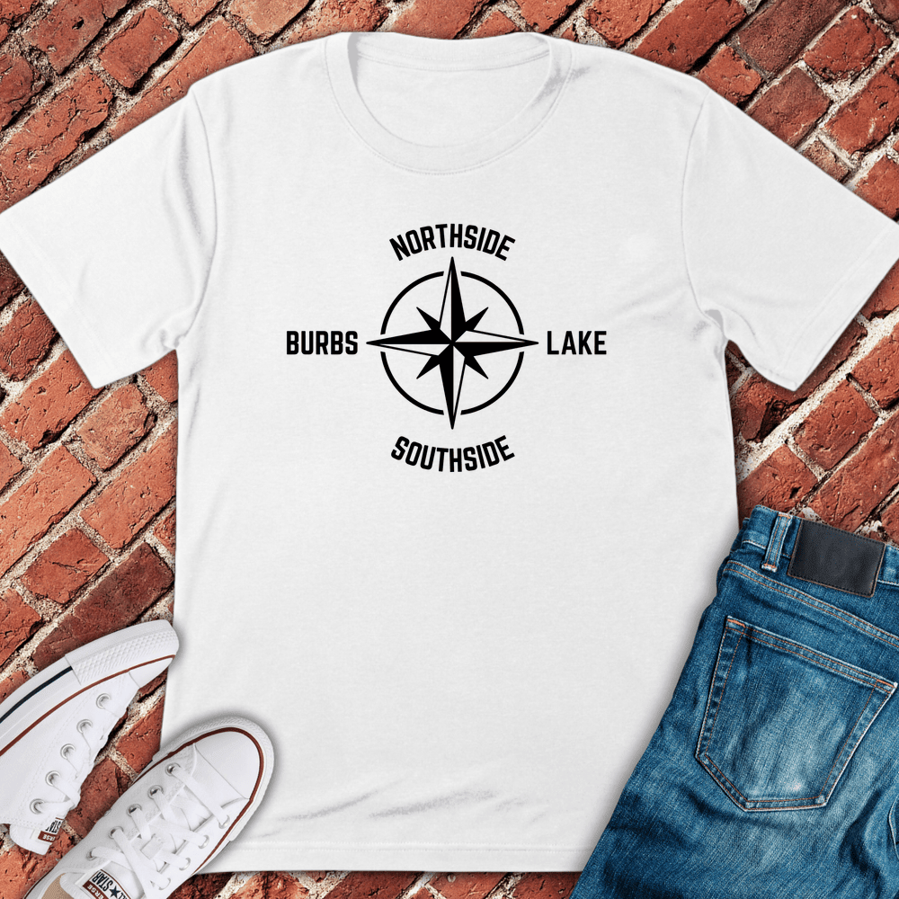 Chicago Directions T-Shirt - Graphic Tee - Gift for Chicago Lovers - Unisex