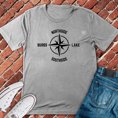 Chicago Directions T-Shirt - Graphic Tee - Gift for Chicago Lovers - Unisex