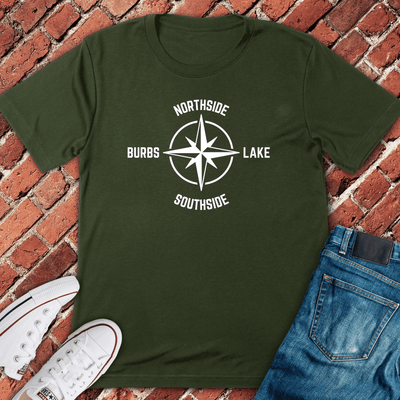Chicago Directions T-Shirt - Graphic Tee - Gift for Chicago Lovers - Unisex