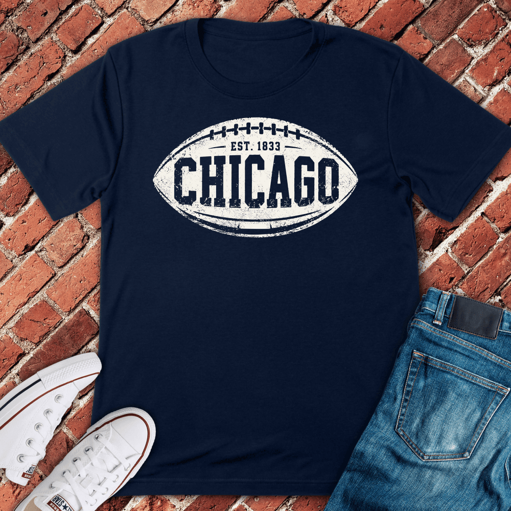 Chicago Football T-Shirt - Graphic Tee - Gift for Chicago Lovers - Unisex