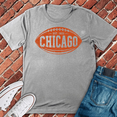 Chicago Football T-Shirt - Graphic Tee - Gift for Chicago Lovers - Unisex