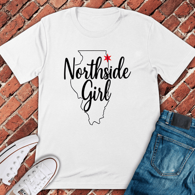 Northside Girl T-Shirt - Chicago Graphic Tee - Gift for Chicago Lovers