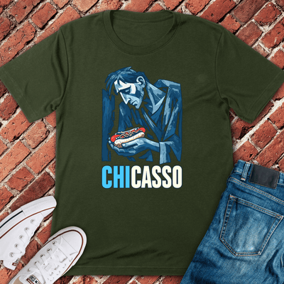 Chicago Bite Blues T-Shirt - Graphic Tee - Gift for Chicago Lovers - Unisex