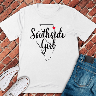 Southside Girl T-Shirt - Chicago Graphic Tee - Gift for Chicago Lovers