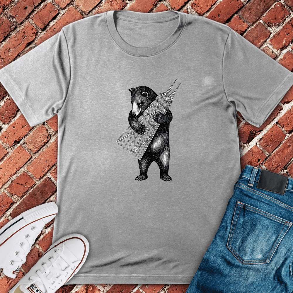 Bear Love Chicago T-Shirt - Graphic Tee - Gift for Chicago Lovers - Unisex