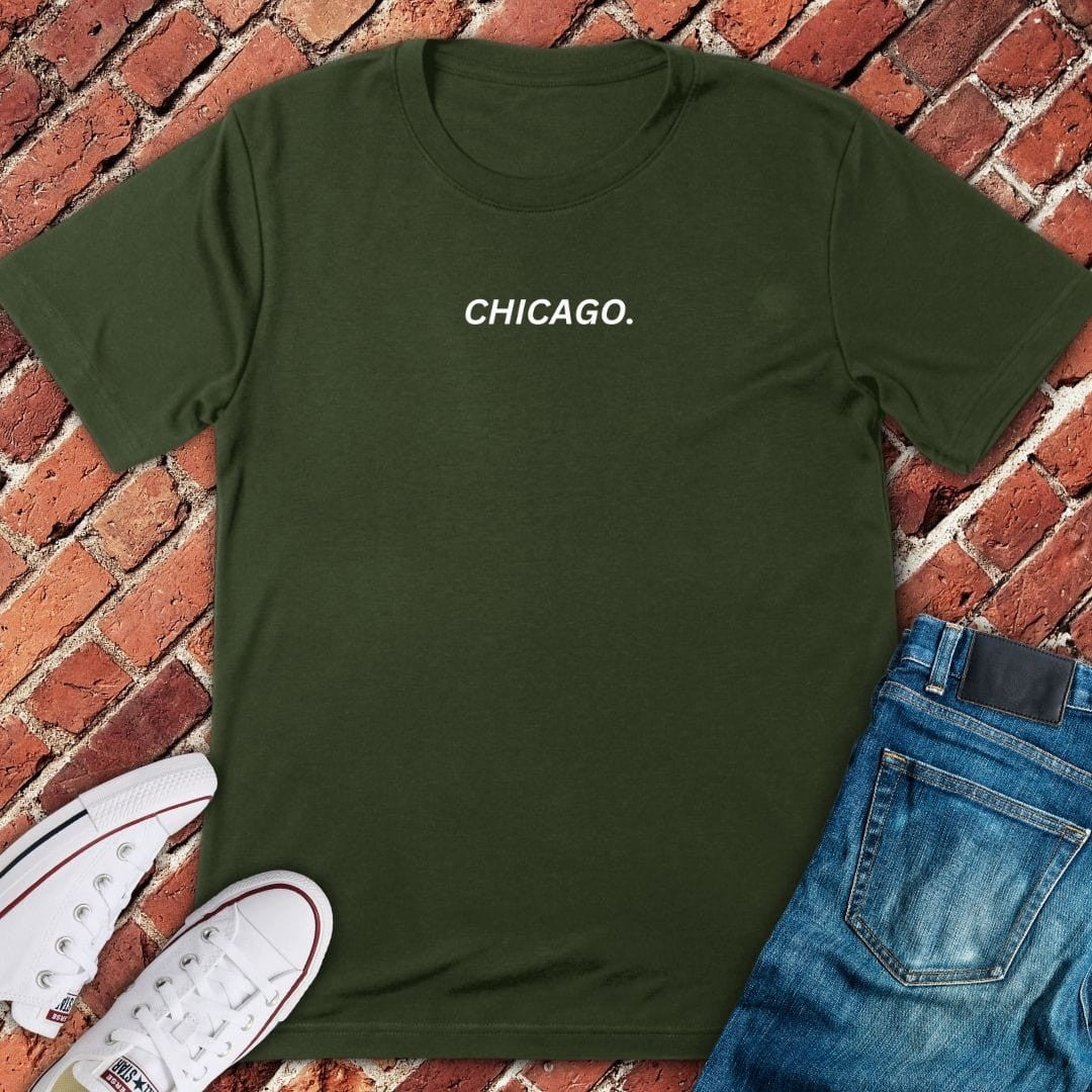 Chicago Simple T-Shirt - Graphic Tee - Gift for Chicago Lovers - Unisex