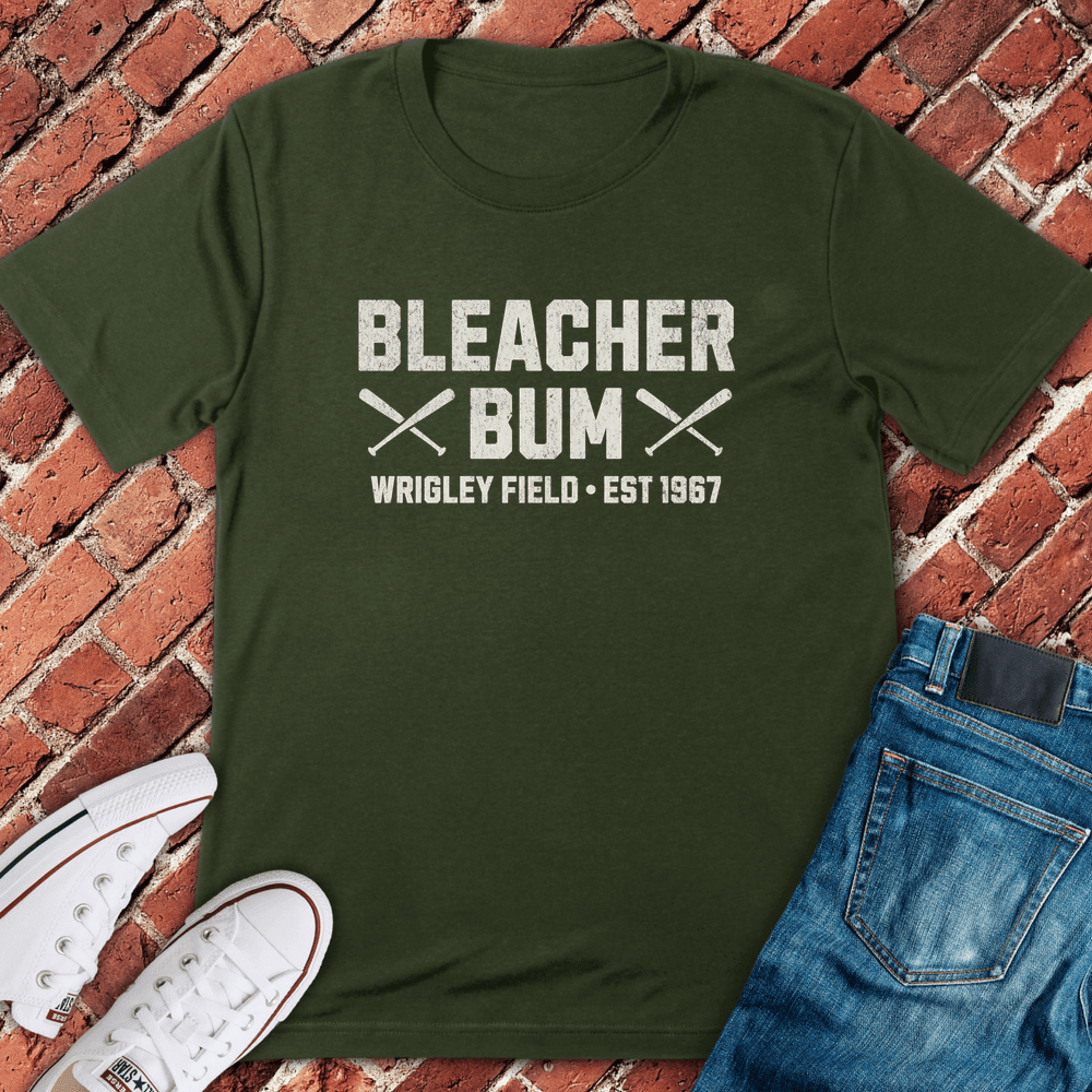 Bleacher Bum Style T-Shirt - Chicago Graphic Tee - Gift for Chicago Lovers - Unisex