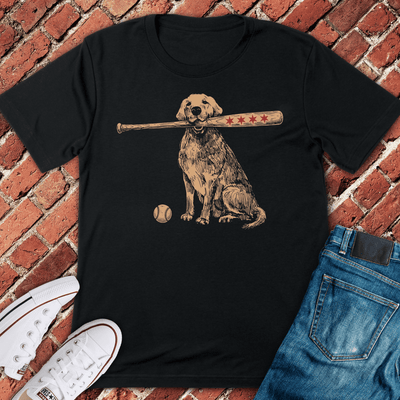 Chicago Bat Dog T-Shirt - Graphic Tee - Gift for Chicago Lovers - Unisex