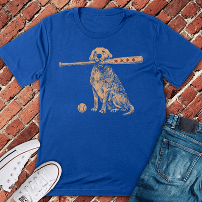 Chicago Bat Dog T-Shirt - Graphic Tee - Gift for Chicago Lovers - Unisex