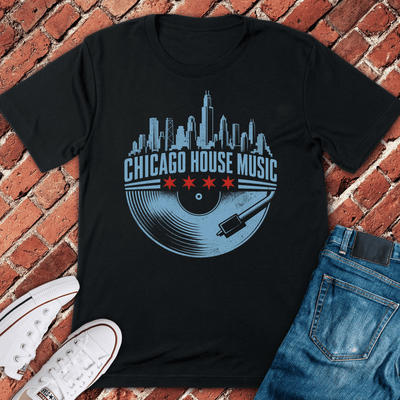 Chi House Record T-Shirt - Graphic Tee - Gift for Chicago Lovers - Unisex