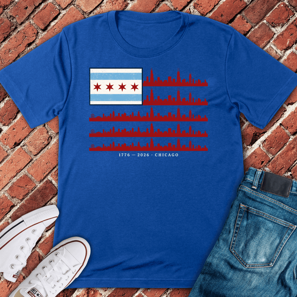Chi Skyline 250 T-Shirt - Graphic Tee - Gift for Chicago Lovers - Unisex