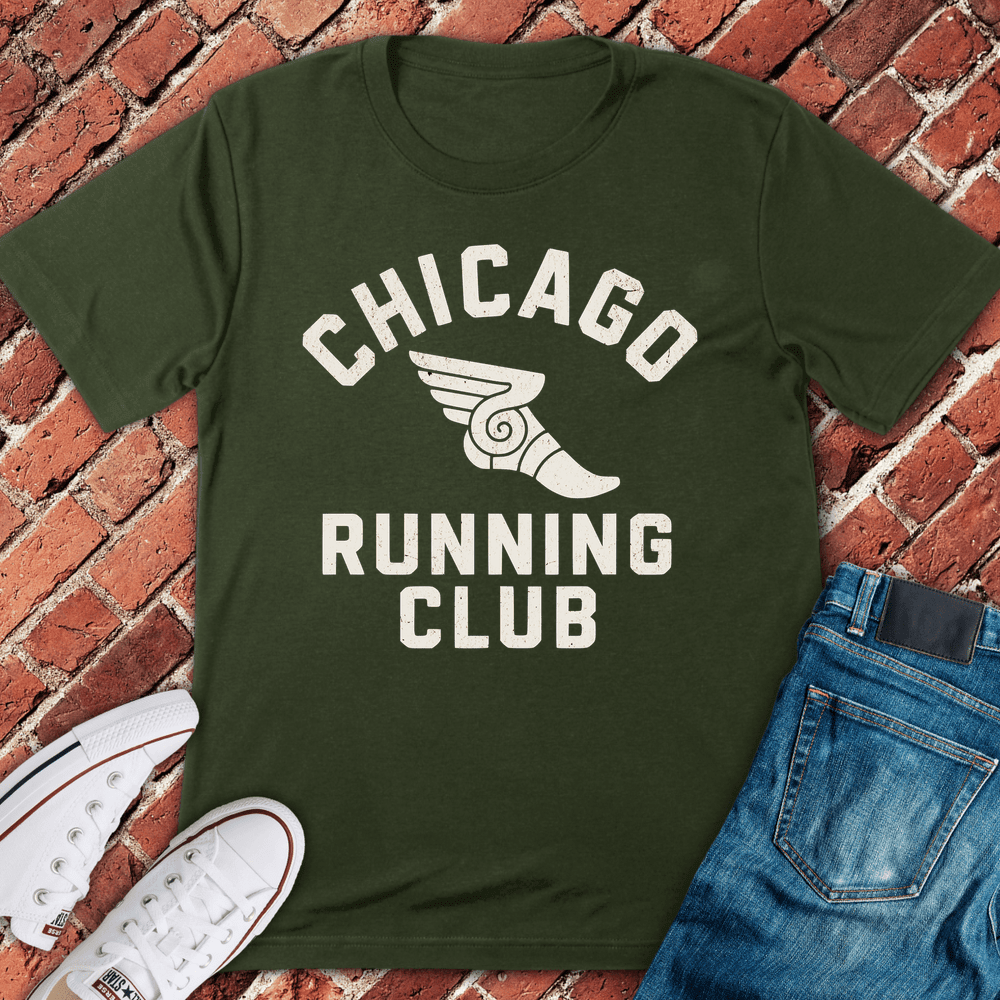Chicago Running Club T-Shirt - Graphic Tee - Gift for Chicago Lovers - Unisex