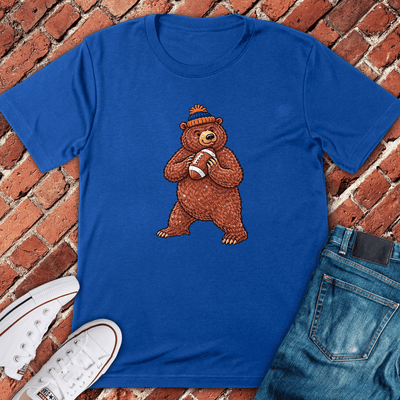 Football Bear T-Shirt - Chicago Graphic Tee - Gift for Chicago Lovers - Unisex