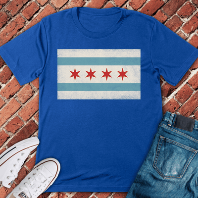 Four Star Chicago T-Shirt - Graphic Tee - Gift for Chicago Lovers - Unisex