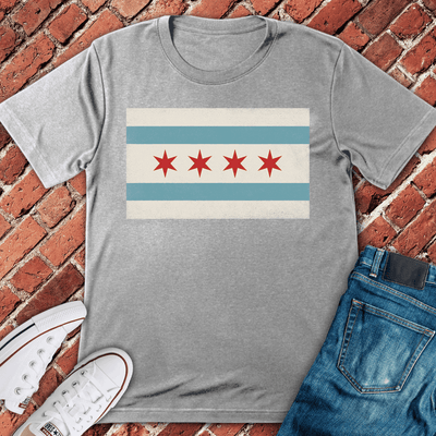 Four Star Chicago T-Shirt - Graphic Tee - Gift for Chicago Lovers - Unisex
