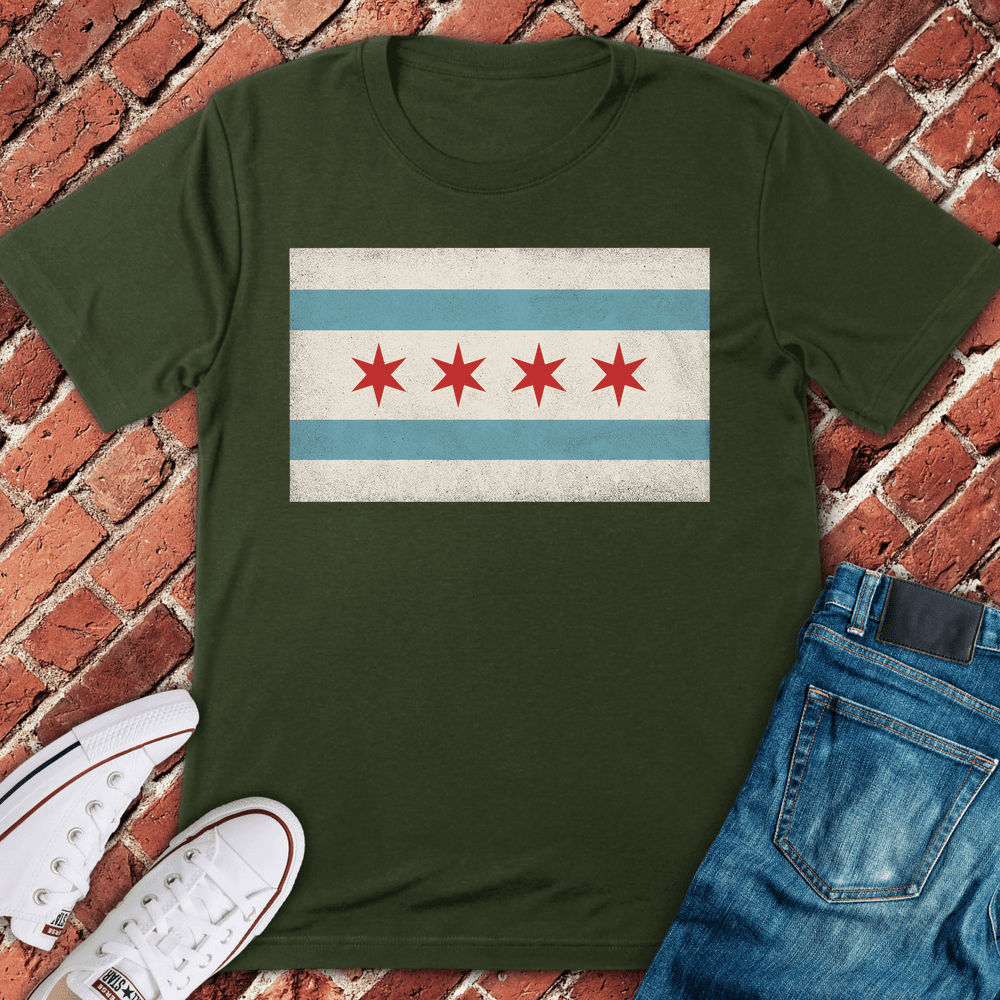 Four Star Chicago T-Shirt - Graphic Tee - Gift for Chicago Lovers - Unisex