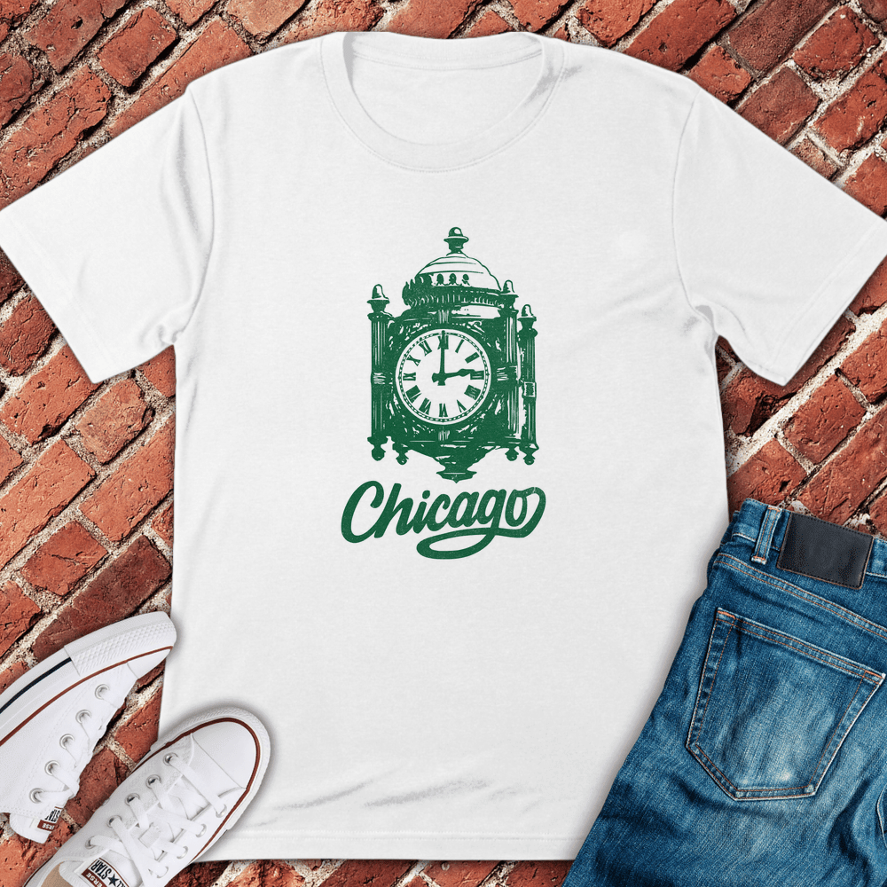 Chicago's Clock T-Shirt - Graphic Tee - Gift for Chicago Lovers - Unisex