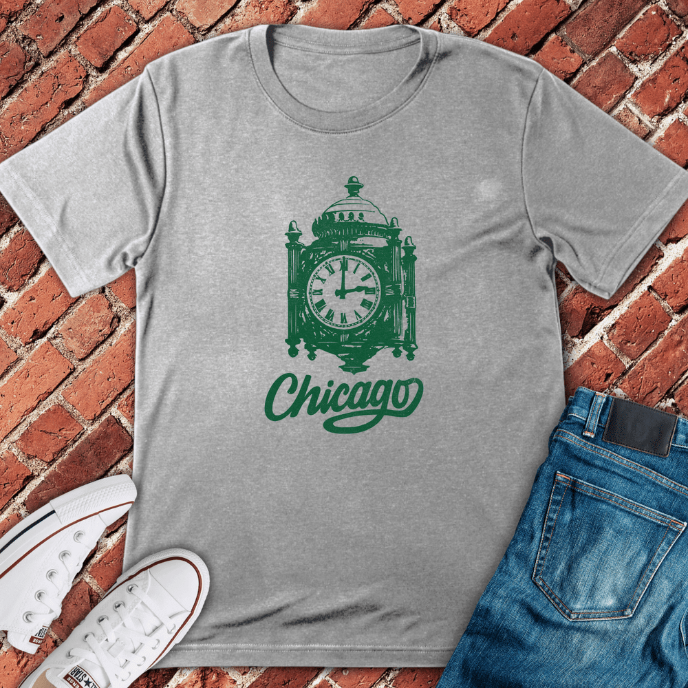 Chicago's Clock T-Shirt - Graphic Tee - Gift for Chicago Lovers - Unisex