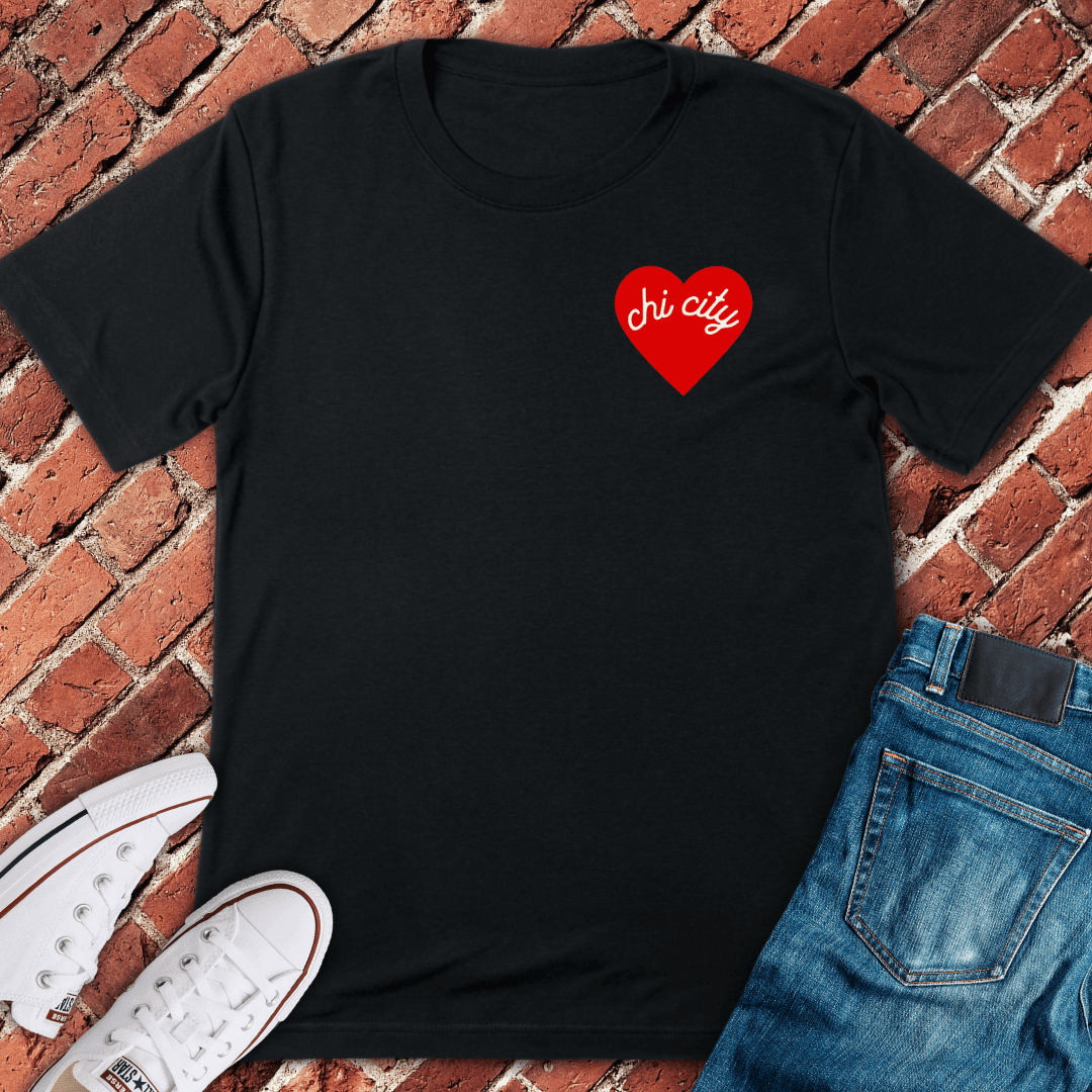Chi-city Logo T-Shirt - Graphic Tee - Gift for Chicago Lovers - Unisex