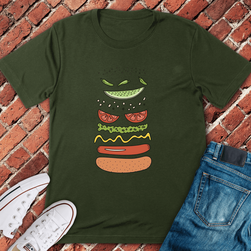 Build A Dog T-Shirt - Chicago Graphic Tee - Gift for Chicago Lovers - Unisex
