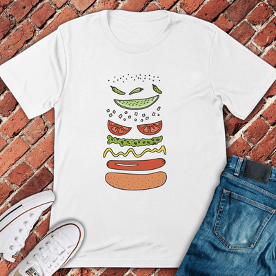 Build A Dog T-Shirt - Chicago Graphic Tee - Gift for Chicago Lovers - Unisex