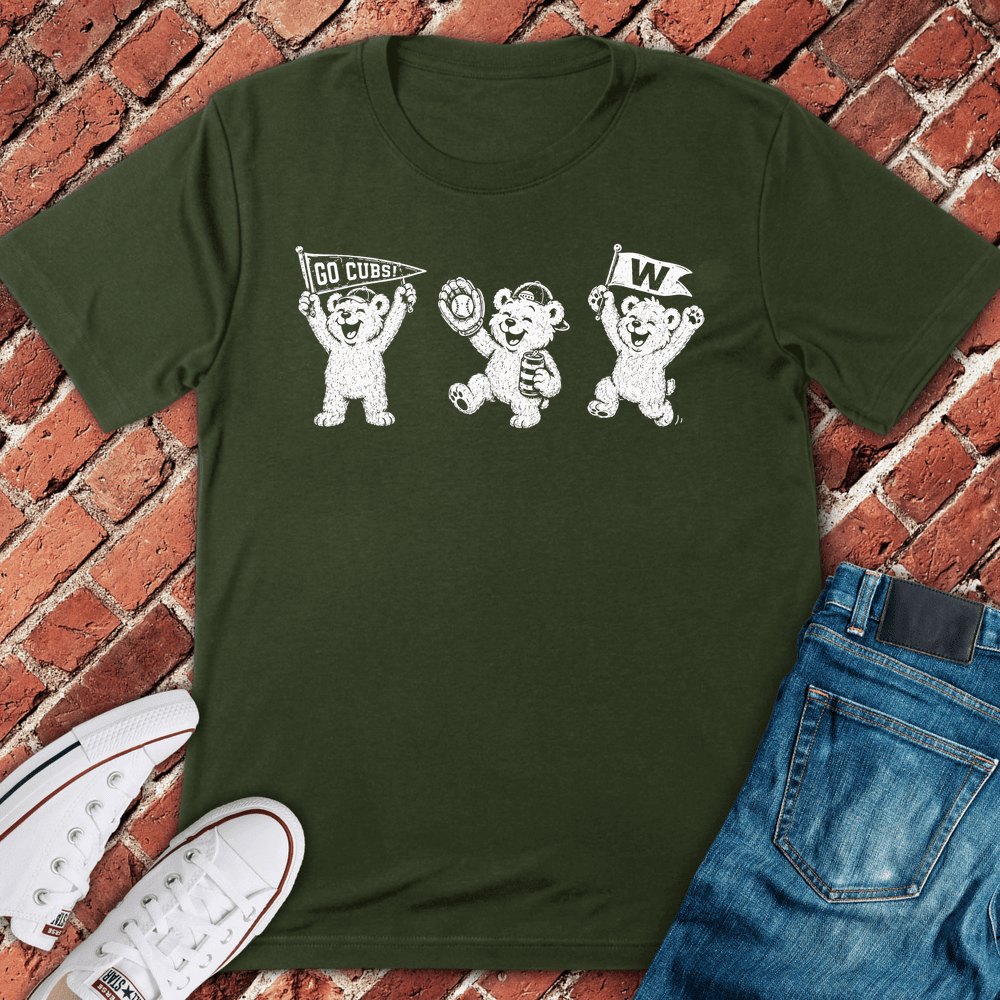 Dancing Cub T-Shirt - Chicago Graphic Tee - Gift for Chicago Lovers - Unisex