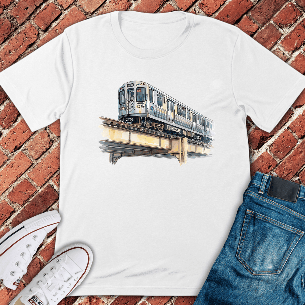 El Train Express T-Shirt - Chicago Graphic Tee - Gift for Chicago Lovers - Unisex