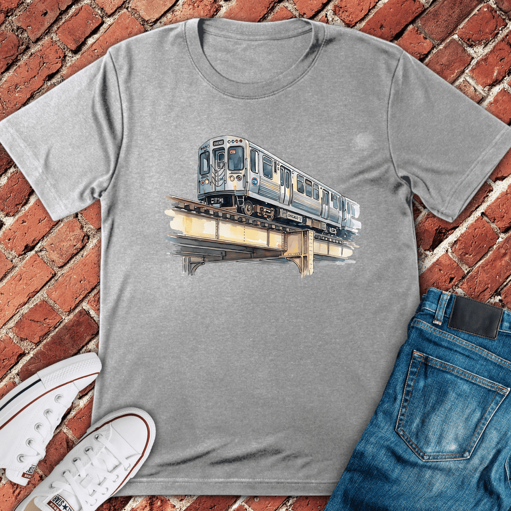 El Train Express T-Shirt - Chicago Graphic Tee - Gift for Chicago Lovers - Unisex