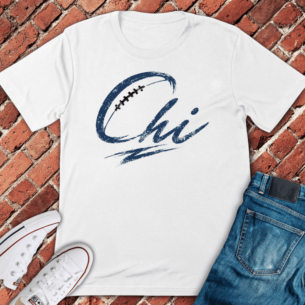 Chi Gridiron T-Shirt - Graphic Tee - Gift for Chicago Lovers - Unisex