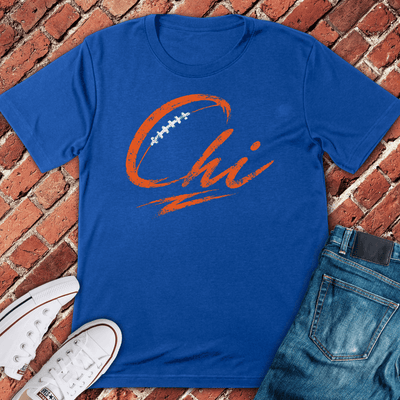 Chi Gridiron T-Shirt - Graphic Tee - Gift for Chicago Lovers - Unisex