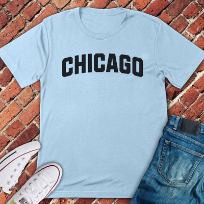 Chicago Block Type T-Shirt - Graphic Tee - Gift for Chicago Lovers - Unisex