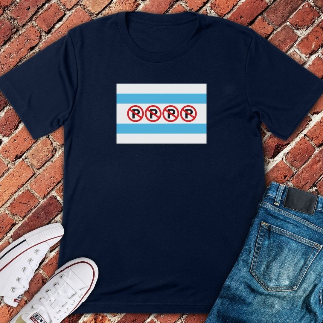 Chicago No Parking T-Shirt - Graphic Tee - Gift for Chicago Lovers - Unisex