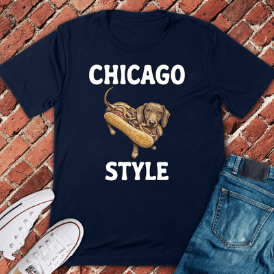 Chicago Style Wiener T-Shirt - Graphic Tee - Gift for Chicago Lovers - Unisex