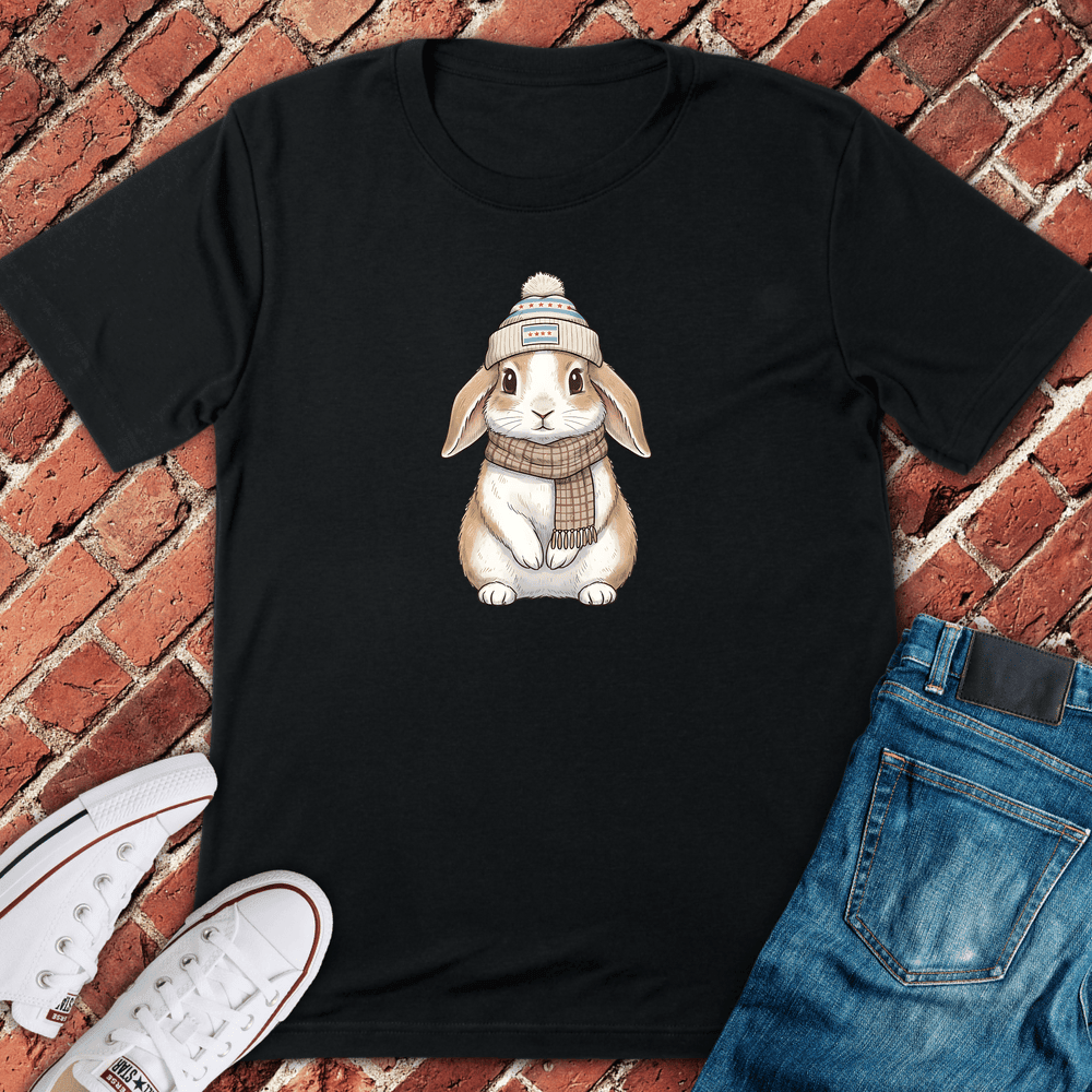 Chicago Cozy Bunny T-Shirt - Graphic Tee - Gift for Chicago Lovers - Unisex