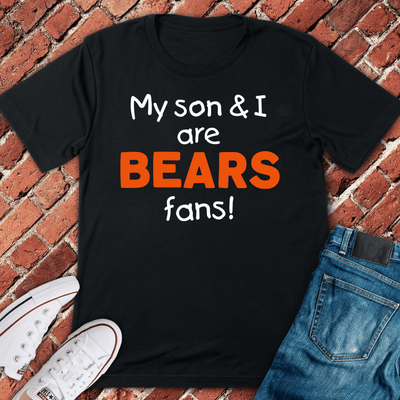 Bears Boy Dad T-Shirt - Chicago Graphic Tee - Gift for Chicago Lovers