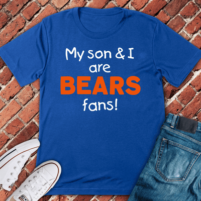 Bears Boy Dad T-Shirt - Chicago Graphic Tee - Gift for Chicago Lovers