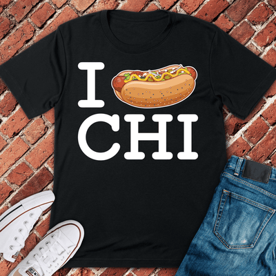 Chicago Style Dog T-Shirt - Graphic Tee - Gift for Chicago Lovers - Unisex