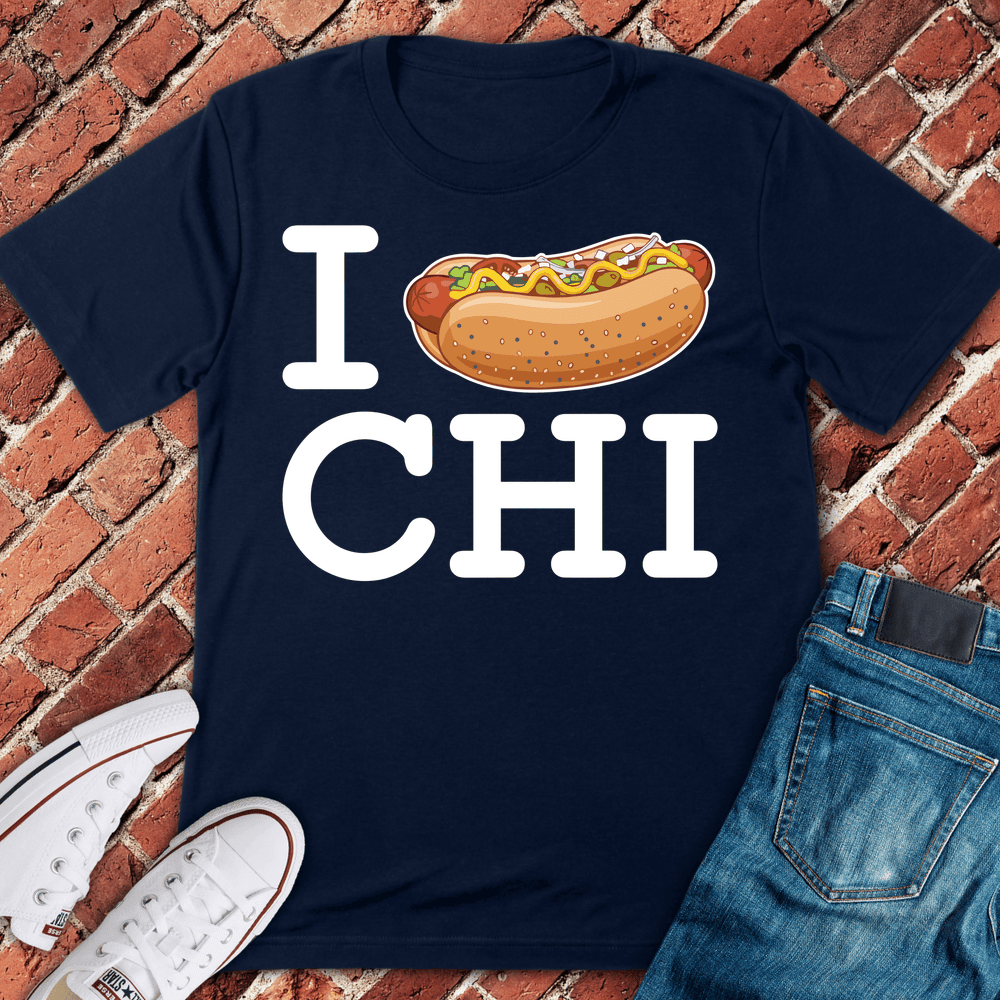 Chicago Style Dog T-Shirt - Graphic Tee - Gift for Chicago Lovers - Unisex