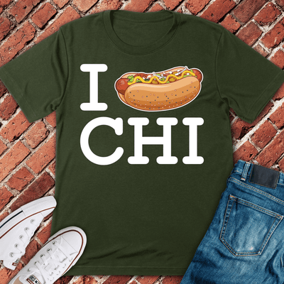 Chicago Style Dog T-Shirt - Graphic Tee - Gift for Chicago Lovers - Unisex