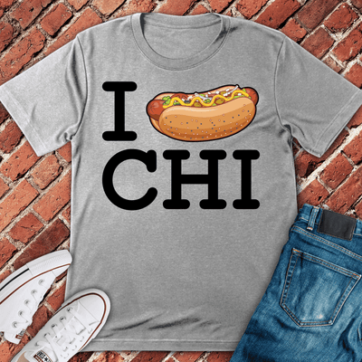 Chicago Style Dog T-Shirt - Graphic Tee - Gift for Chicago Lovers - Unisex