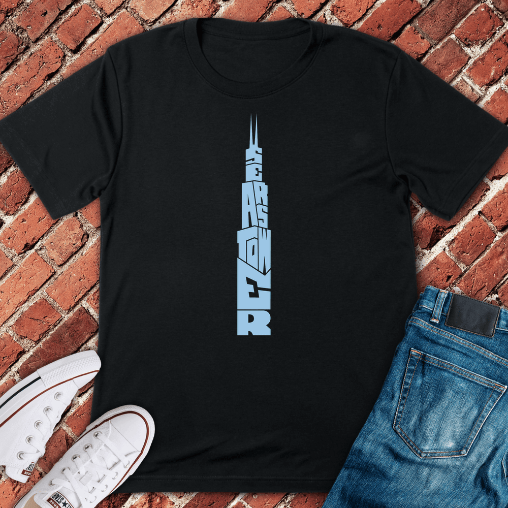 Chicago Tower T-Shirt - Graphic Tee - Gift for Chicago Lovers - Unisex