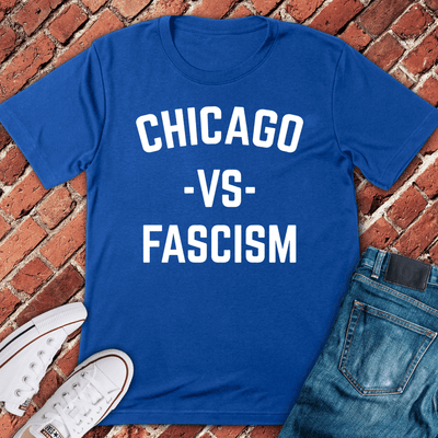 Chicago Vs Fascism T-Shirt - Graphic Tee - Gift for Chicago Lovers - Unisex