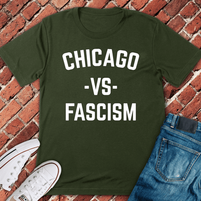 Chicago Vs Fascism T-Shirt - Graphic Tee - Gift for Chicago Lovers - Unisex