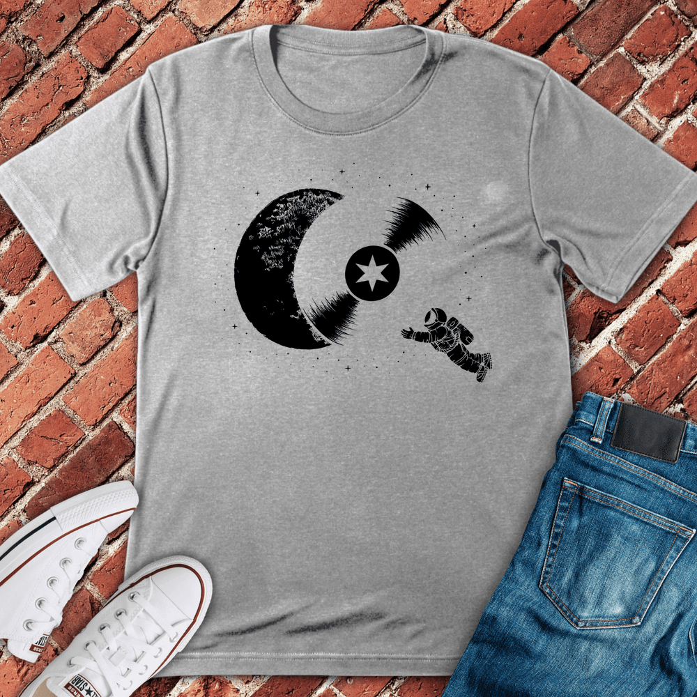Cosmic Vinyl Drift T-Shirt - Chicago Graphic Tee - Gift for Chicago Lovers - Unisex