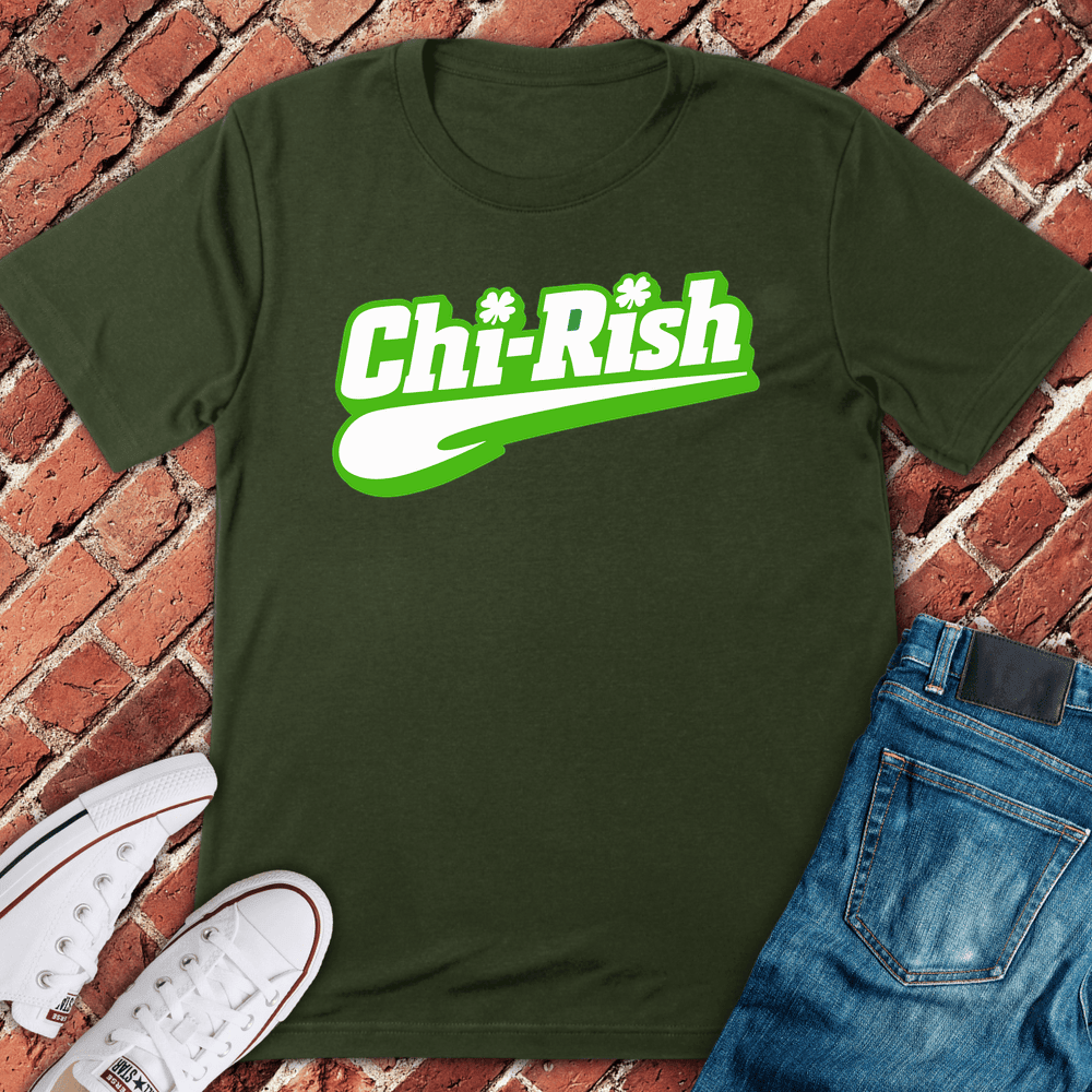 Chi Rish Script T-Shirt - Graphic Tee - Gift for Chicago Lovers - Unisex