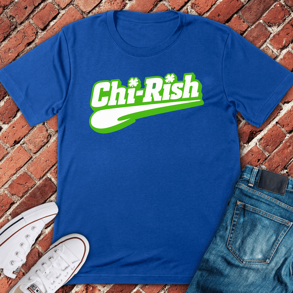 Chi Rish Script T-Shirt - Graphic Tee - Gift for Chicago Lovers - Unisex