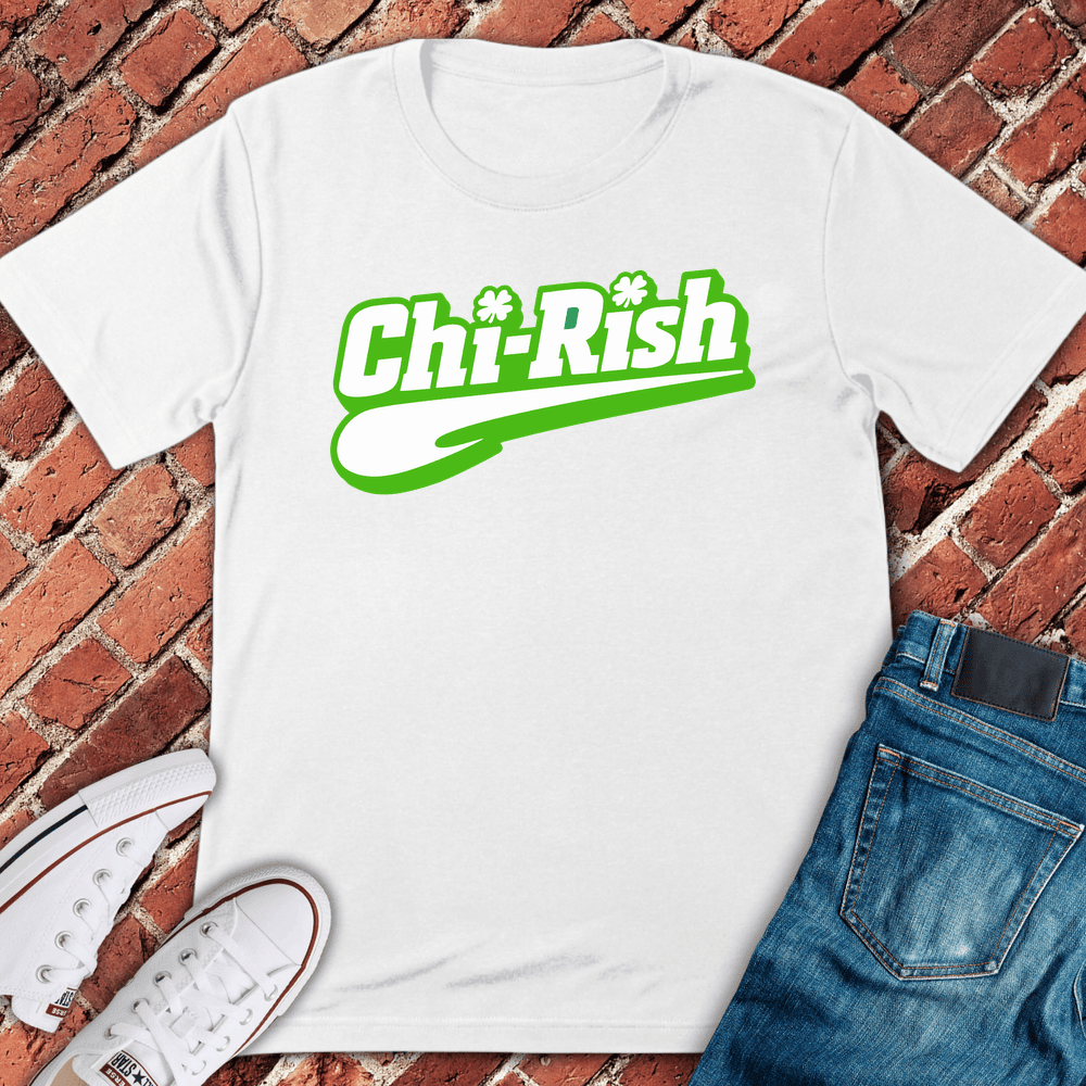 Chi Rish Script T-Shirt - Graphic Tee - Gift for Chicago Lovers - Unisex
