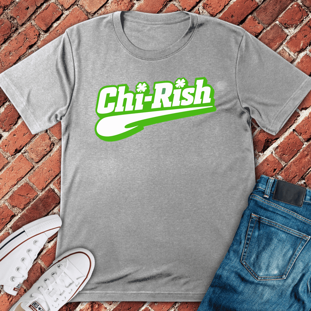 Chi Rish Script T-Shirt - Graphic Tee - Gift for Chicago Lovers - Unisex